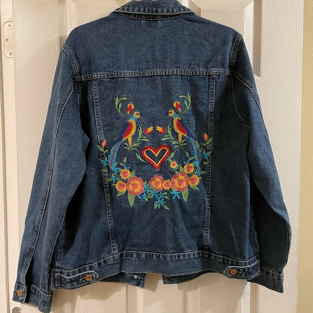 Embroidered Denim Jacket